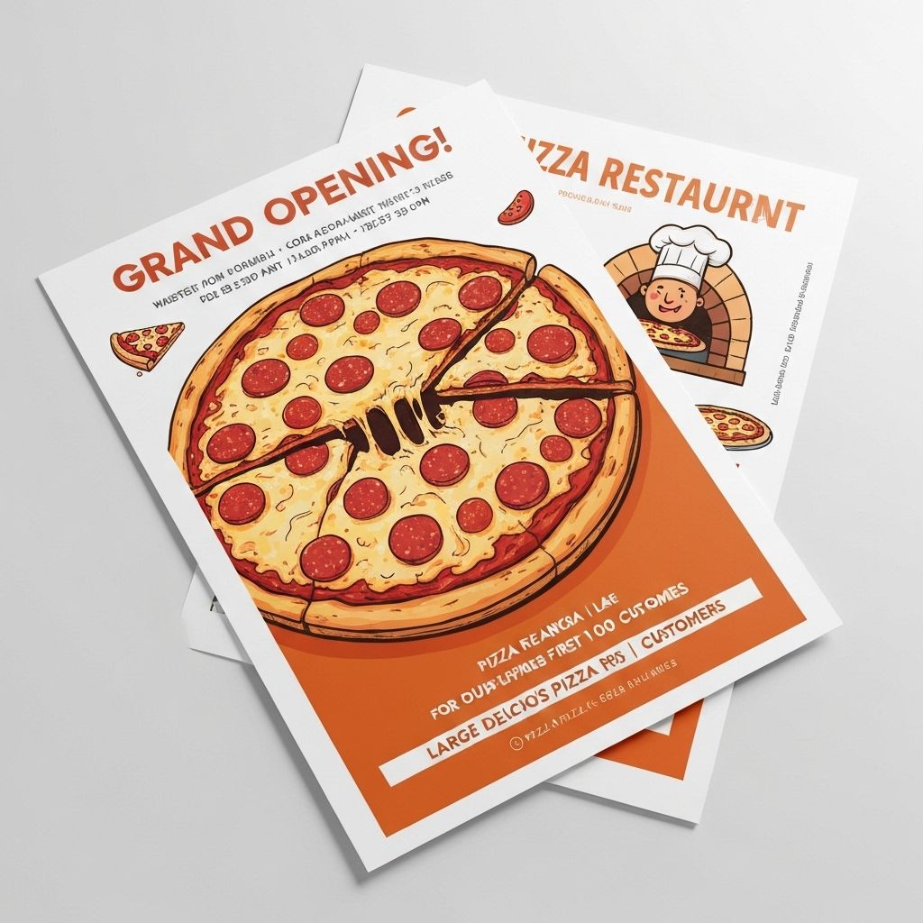 Pizza Restaurant Grand Opening